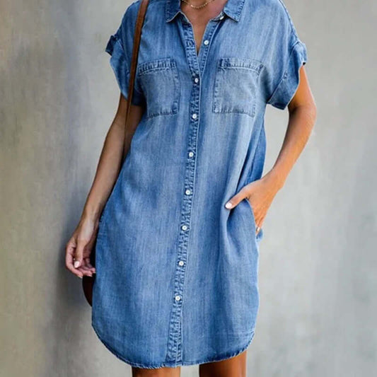 QUINIE - ROBE POLO DÉCONTRACTÉE
