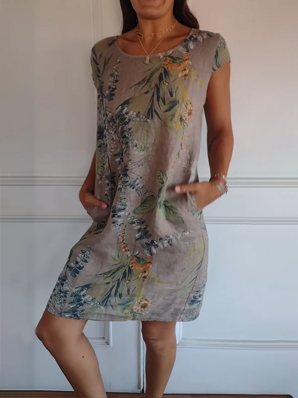 BAY - ROBE DOUCE À COL CIRCULAIRE