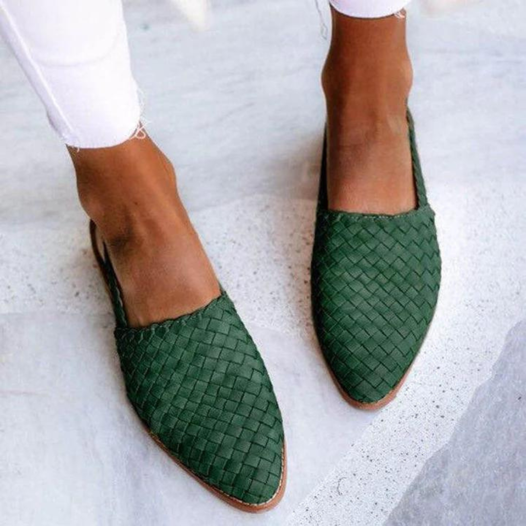 ESTÉE - SANDALES CLASSIQUES EN CUIR FAIT MAIN