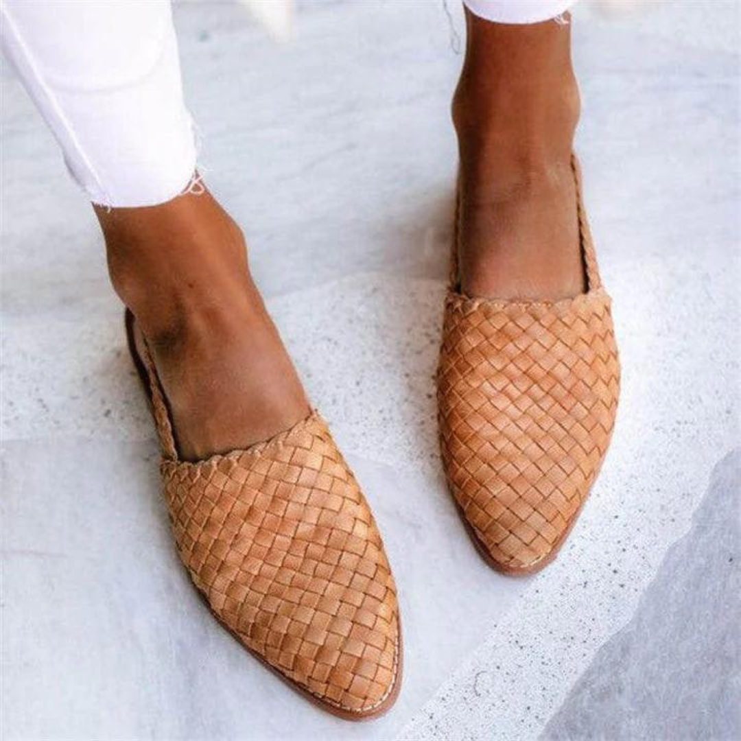 ESTÉE - SANDALES CLASSIQUES EN CUIR FAIT MAIN