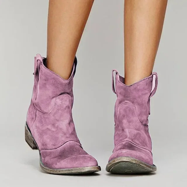 ÉLANA - BOTTINES RÉTRO À LA CHEVILLE
