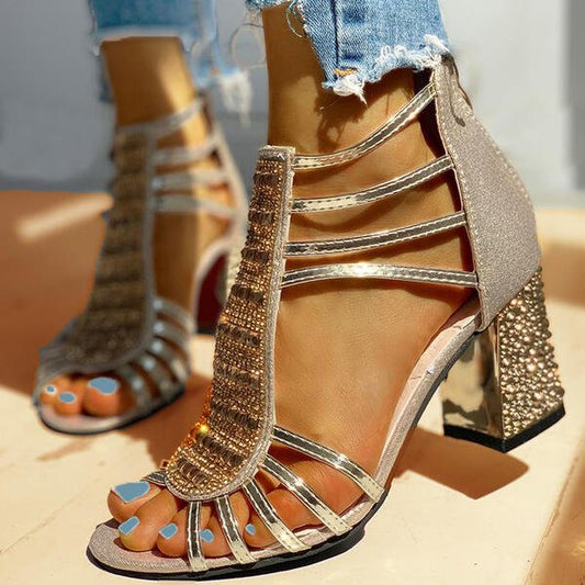 BRITNÉE - SANDALES À TALONS ÉPAIS